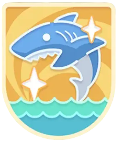 Shark Frenzy achievement badge