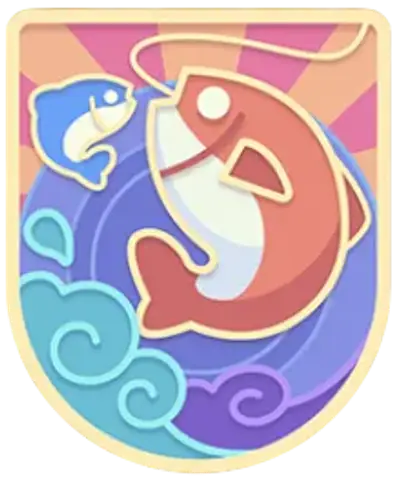 Twin Fish Fortune achievement badge