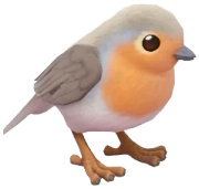 European Robin in Heartopia