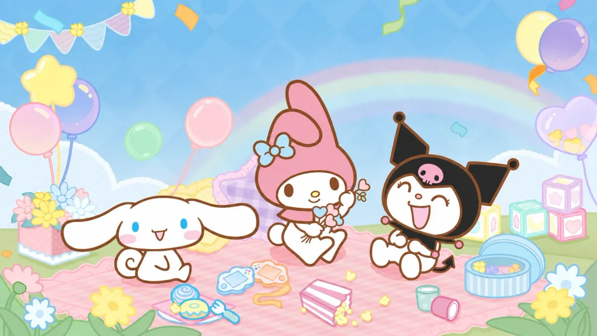 Heartopia x SANRIO CHARACTERS event artwork