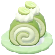 Green Roll Cake in Heartopia