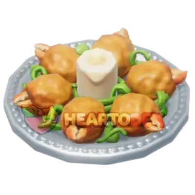 Cheese Crayfish Stuffed Crab Claws in Heartopia